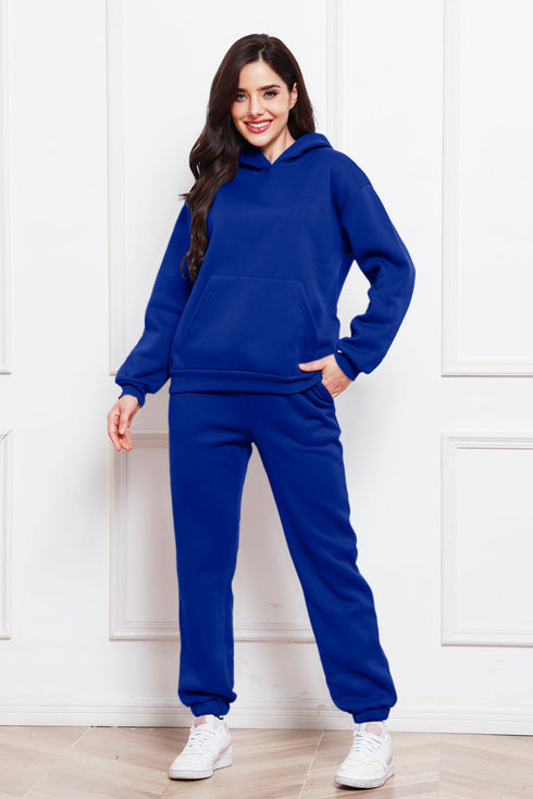 'Sarah' Long Sleeve Hoodie and Pants Set - Celes Fashion